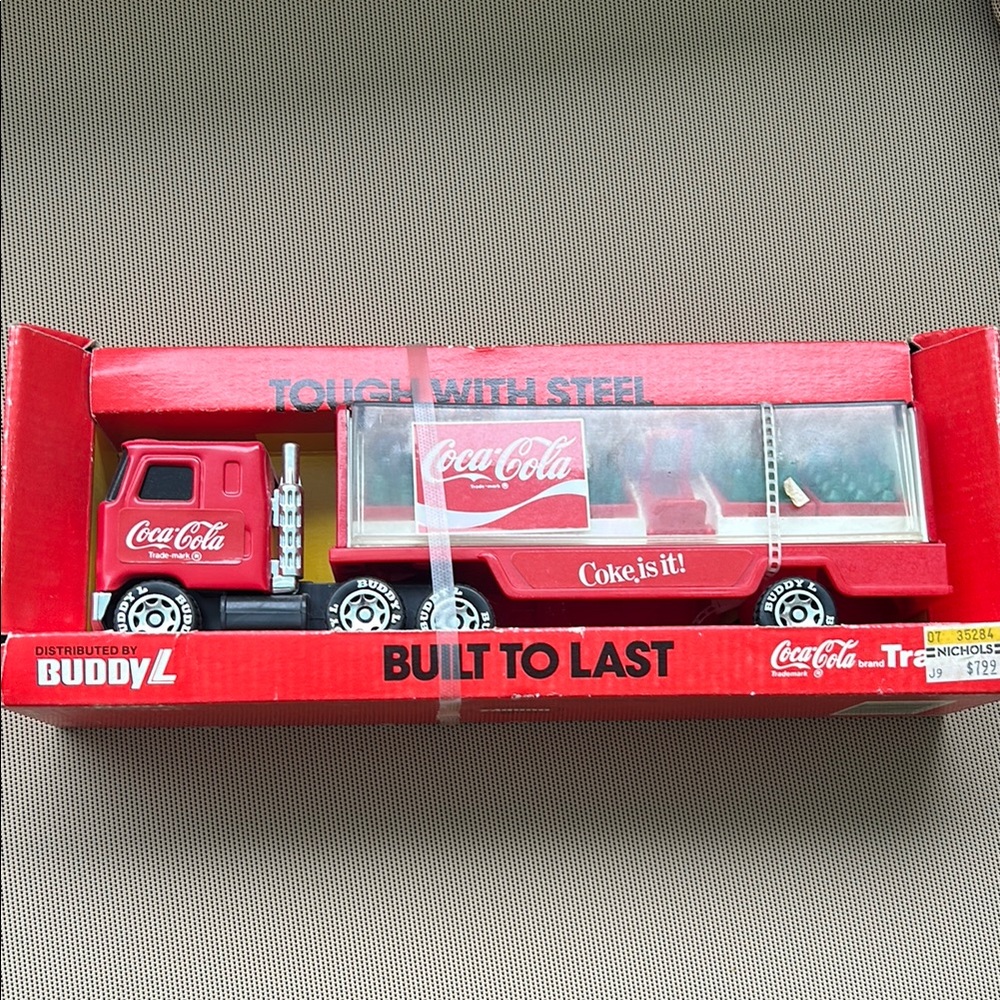Red Coca-Cola Toy Truck